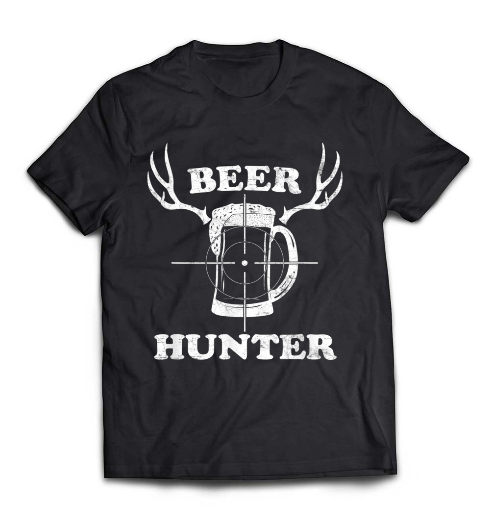 “Beer Hunter” T-Shirt – The Perfect Tee for Craft Beer Lovers and Brewing Enthusiasts